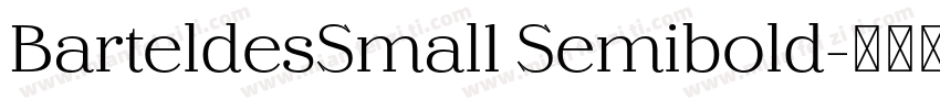 BarteldesSmal1 Semibold字体转换